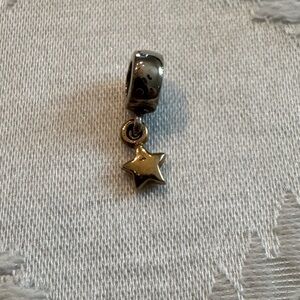 Pandora Gold Star Charm Pendant